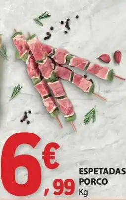 E.Leclerc espetadas porco promoção