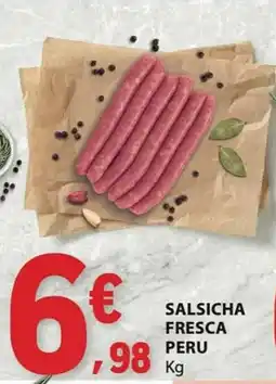 E.Leclerc Salsicha fresca peru promoção