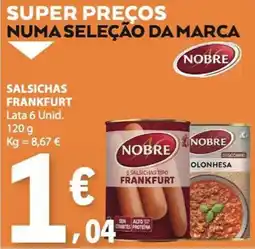 E.Leclerc salsichas frankfurt nobre promoção
