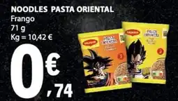 E.Leclerc Noodles pasta oriental frango promoção