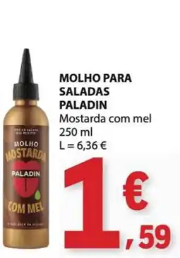 E.Leclerc Molho mostarda paladin com mel promoção