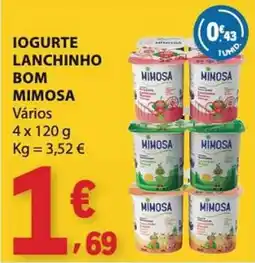 E.Leclerc Iogurte lanchinho bom mimosa promoção