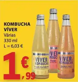 E.Leclerc Víver kombucha promoção
