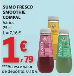 E.Leclerc Sumo fresco smoothie compal promoção