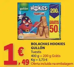 E.Leclerc Bolachas hookies gullón tuestis promoção
