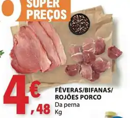 E.Leclerc Fêveras/bifanas/rojões porco promoção