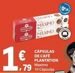 E.Leclerc Cápsulas de café plantation maximo promoção