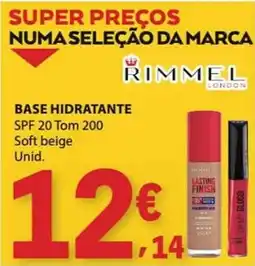 E.Leclerc Base hidratante rimmel promoção