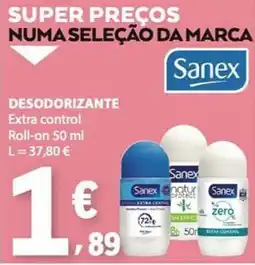 E.Leclerc Desodorante Sanex promoção