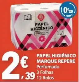 E.Leclerc Papel Higiênico Marque Repère Perfumado promoção
