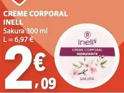 E.Leclerc Creme corporal inell sakura promoção