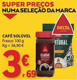 E.Leclerc Café solúvel delta classic promoção