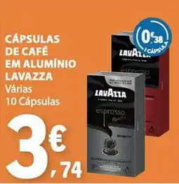 E.Leclerc Cápsulas de café em alumínio lavazza promoção