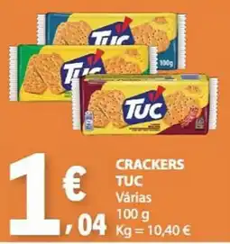 E.Leclerc Crackers tuc promoção