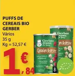 E.Leclerc puffs de cereais bio gerber promoção