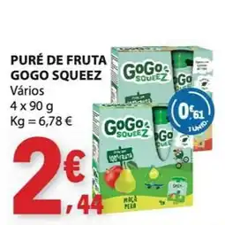 E.Leclerc puré de fruta gogo squeeze promoção