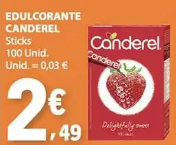 E.Leclerc Canderel Sticks promoção