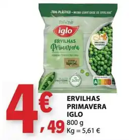 E.Leclerc ervilhas primavera iglo promoção