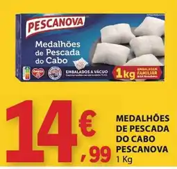 E.Leclerc medalhões de pescada do cabo pescanova promoção