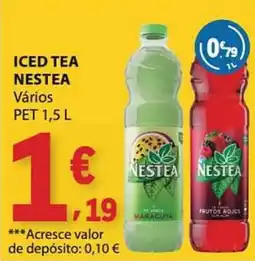E.Leclerc Iced tea nestea vários promoção
