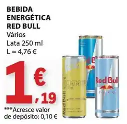E.Leclerc bebida energética red bull promoção