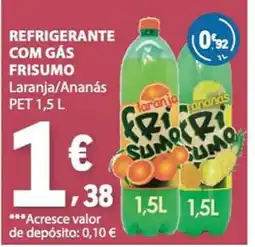 E.Leclerc Refrigerante com gás frisumo laranja/ananas promoção