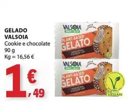 E.Leclerc gelado valsoia cookie e chocolate promoção