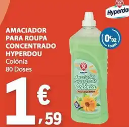 E.Leclerc amaciador para roupa concentrado colônia promoção