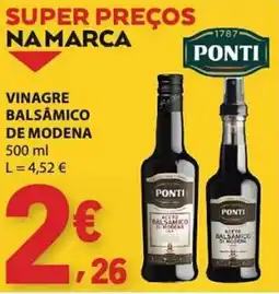 E.Leclerc vinagre balsâmico de modena ponti promoção