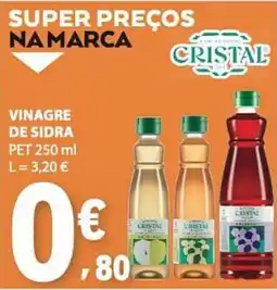 E.Leclerc vinagre de sidra cristal promoção