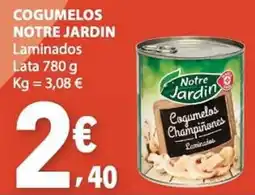 E.Leclerc Cogumelos champiñones laminados notre jardin promoção