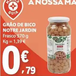 E.Leclerc Grão de bico notre jardin promoção