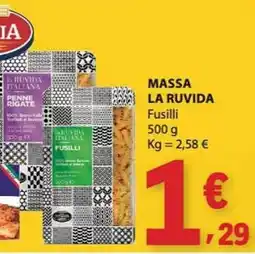 E.Leclerc Massa la ruvida fusilli promoção