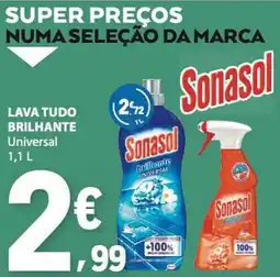 E.Leclerc sonasol lava tudo brilhante universal promoção