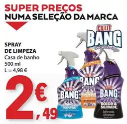 E.Leclerc Cillit Bang spray de limpeza casa de banho promoção