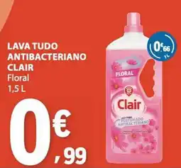 E.Leclerc lava tudo antibacteriano clair floral promoção