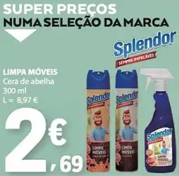 E.Leclerc Splendor limpa móveis cera de abelha promoção