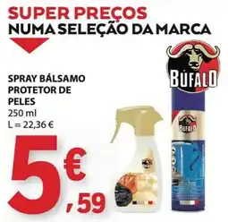 E.Leclerc spray bálsamo protetor de peles buffalo promoção