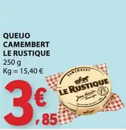 E.Leclerc Queijo camembert le rustique promoção