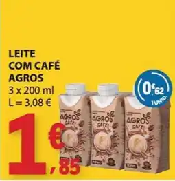 E.Leclerc Leite com café agros promoção