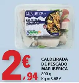 E.Leclerc caldeirada de pescado mar ibérica promoção