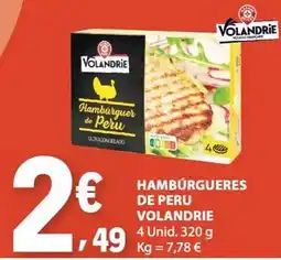 E.Leclerc Hambúrgueres de peru volandrie promoção