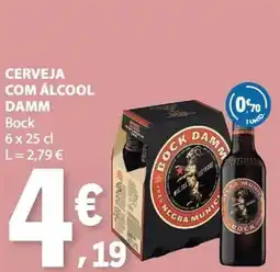 E.Leclerc Cerveja com álcool damm bock promoção