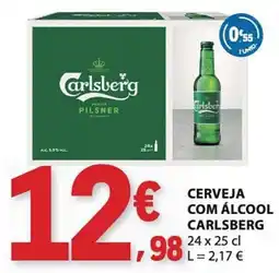 E.Leclerc Cerveja com álcool carlsberg promoção