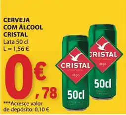 E.Leclerc Cerveja com álcool cristal promoção