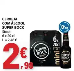 E.Leclerc Cerveja com álcool super bock stout promoção