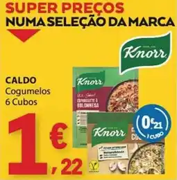 E.Leclerc Knorr caldo cogumelos 6 cubos promoção