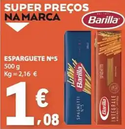 E.Leclerc Esparguete n°5 barilla promoção