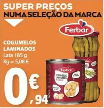 E.Leclerc Cogumelos laminados ferbar promoção