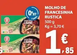 E.Leclerc molho de francesinha rustica promoção